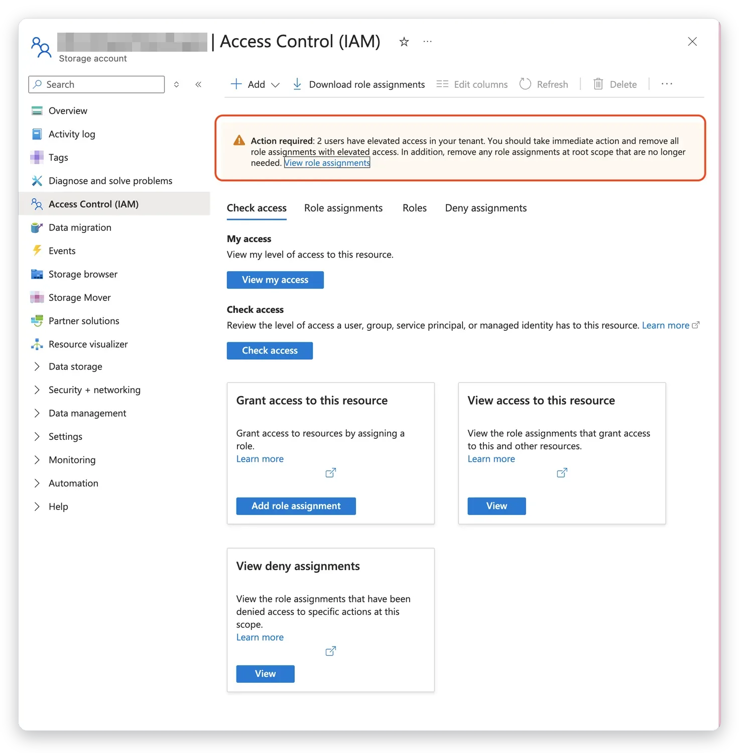 Rolltilldelningar i Azure IAM – SAS-token och åtkomstkontroll med RBAC i Azure, Business IT Support