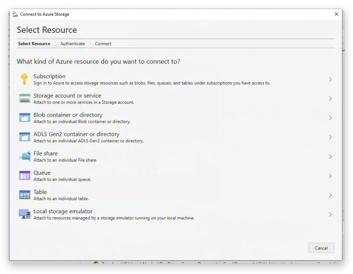 Anslutning till Azure Storage Explorer – Azure Storage Explorer och AzCopy, Business IT Support