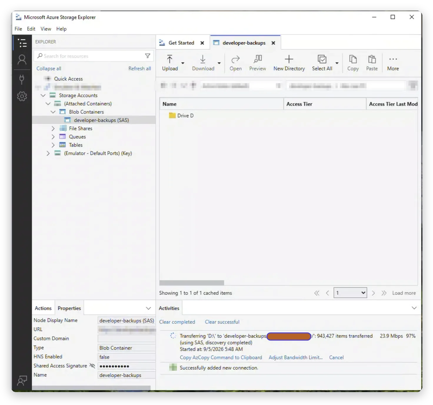 Översikt i Azure Storage Explorer – Azure Storage Explorer och AzCopy, Business IT Support
