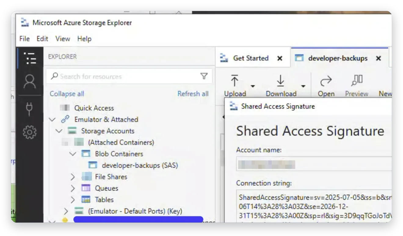 Uppladdning av filer i Azure Storage Explorer – Azure Storage Explorer och AzCopy, Business IT Support