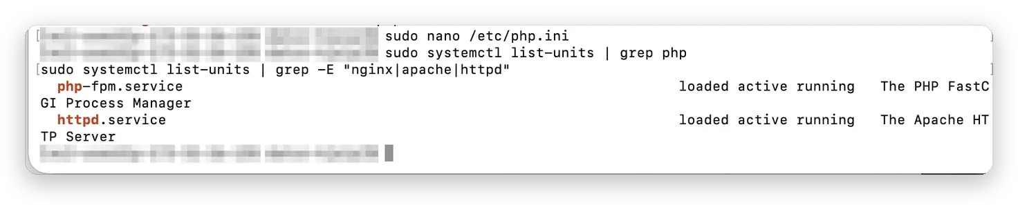 Redigering av php.ini och kontroll av php-fpm på Amazon Linux – Apache på Amazon Linux, Business IT Support
